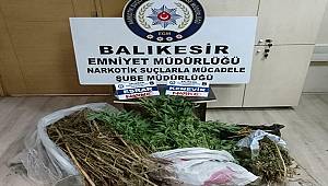 BALIKESİR POLİSİNDEN  UYUŞTURUCU OPERASYONU