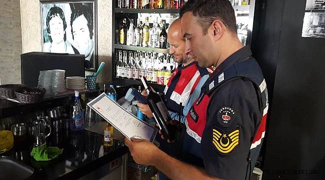 Jandarma'dan Sahte Alkol Operasyonu