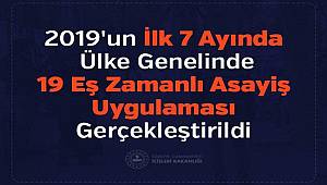 Ülke Genelinde 19 Eş Zamanlı Asayiş Uygulaması Gerçekleştirildi 