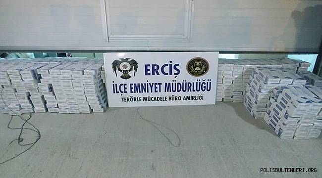 Van'da Gümrük Kaçağı Sigara Ele Geçirildi 