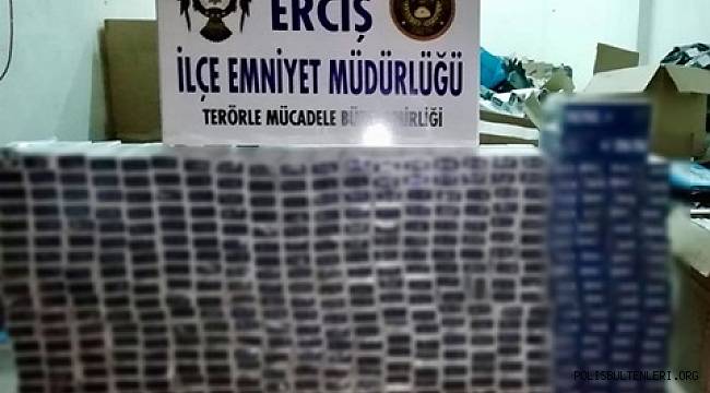 Van'da Gümrük Kaçağı Sigara Operasyonu 