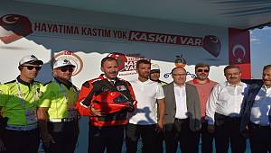 Afyon İlinde Düzenlenen Dünya Motocross Şampiyonası’nda “Hayatıma Kastım Yok, Kaskım Var Projesinin Tanıtımı Yapıldı