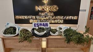 Bursa Narkotik Suçlarla Mücadele Şube Müdürlüğümüzce düzenlenen operasyonlarda bir şahıs yakalandı