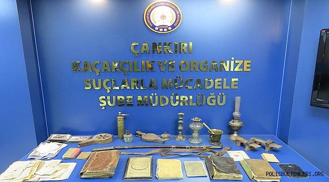 Çankırı'da Tarihi Eser Kaçakçılığı 