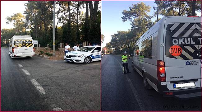 Eğitim Öğretimin İlk Gününde Antalya’da Okul Servis Araçları  Denetlendi