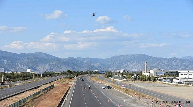 Helikopter ve Drone ile Trafik Denetimleri Gerçekleştirildi 