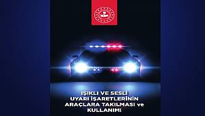 Kamudan Başlayarak, Yetkisiz Çakar Kullanımına Son Veriliyor 