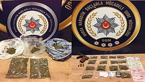 Narkotik Suçlarla Mücadele Şube Müdürlüğümüzce düzenlenen operasyonlarda 17 şahıs yakalandı