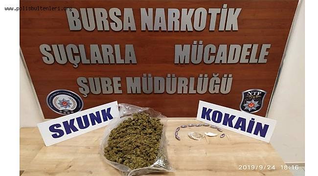 Narkotik Suçlarla Mücadele Şube Müdürlüğümüzce düzenlenen operasyonlarda 4 şahıs yakalandı 