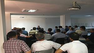 Uyuşturucu İle Mücadelede Kapsamında Aksu İlçesinde Bulunan Mahalle Muhtarları ile Toplantı Düzenlendi