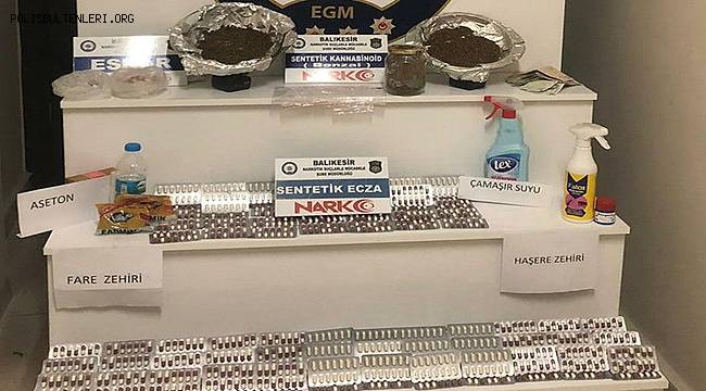 BALIKESİR POLİSİ UYUŞTURUCU TACİRLERİNİN ENSESİNDE! 