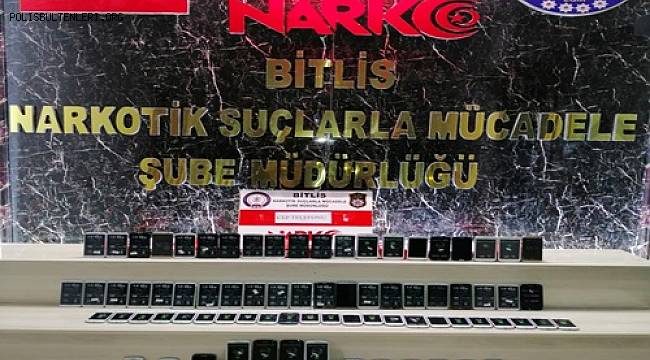 Bitlis Emniyet Müdürlüğümüz Narkotik Şube Müdürlüğü Görevlilerince Yapılan Çalışmalar 