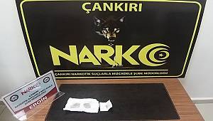 Çankırı Narkotik Suçlarla Mücadele Şube Müdürlüğü ekiplerince yapılan Aramada