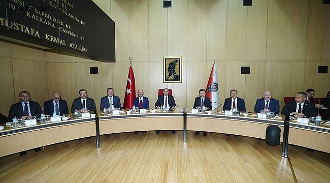 Emniyet Genel Müdürümüz Sayın Mehmet Aktaş Başkanlığında Koordinasyon Toplantısı Düzenlendi 