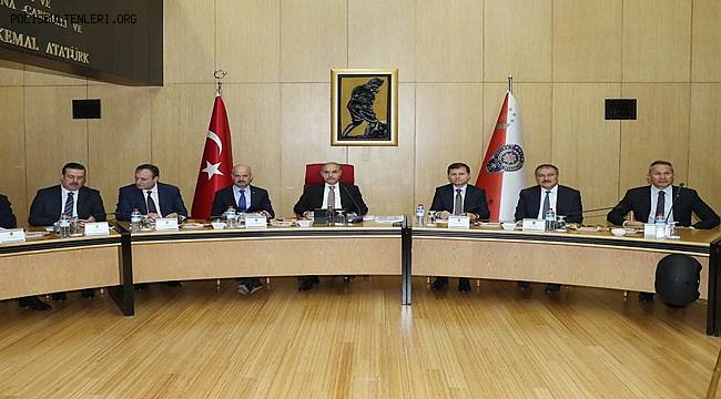 Emniyet Genel Müdürümüz Sayın Mehmet Aktaş Başkanlığında Koordinasyon Toplantısı Düzenlendi 