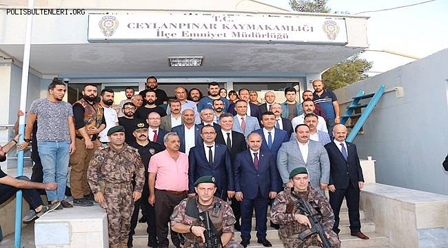 Emniyet Genel Müdürümüz Sayın Mehmet Aktaş, Şanlıurfa İli Ceylanpınar İlçesine Ziyaret Gerçekleştirdi 
