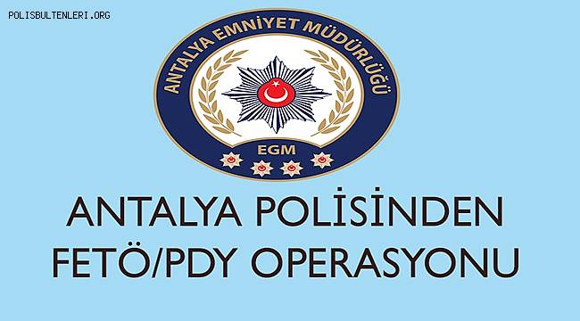 FETÖ/PDY Silahlı Terör Örgütüne Yönelik Operasyon Yapıldı 