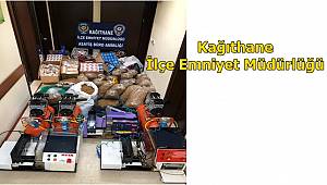 Kağıthane İlçe Emniyet Müdürlüğü Kaçak Sigara Ele Geçirdi
