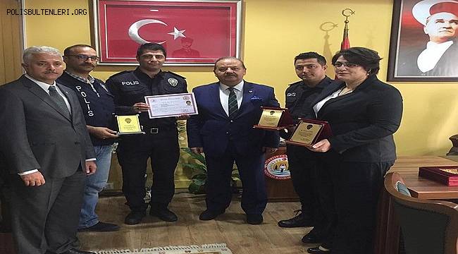 Menteşe'de Başarılı Polisler Ödüllendirildi 