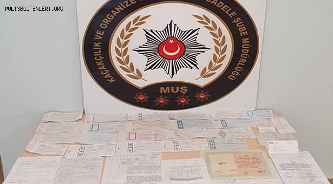 MUŞ'TA TEFECİLİK YAPAN ŞAHIS YAKALANDI 