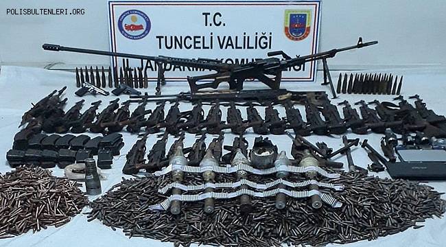 Tunceli Kırsalındaki Operasyonlarda Terörsitlere Ait 8 Sığınak İmha Edildi 