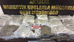 Antalya'da Yüklü Miktarda Uyuşturucu Madde Ele Geçirildi 
