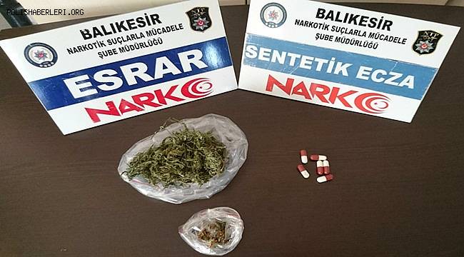 BALIKESİR POLİSİNDEN UYUŞTURUCU OPERASYONU 