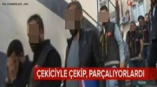 Çaldıkları Araçları Parçalayıp Satan Hırsızlar Yakalandı