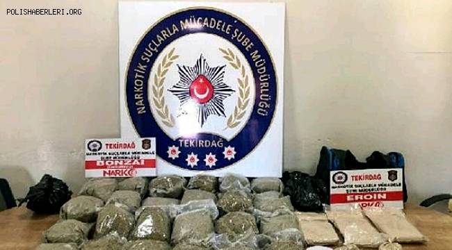 Çorlu'da Uyuşturucu Madde Ticareti Yapan Şahıslar Yakalandı