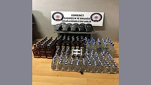 EDİRNE'DEN BALIKESİR'E KAÇAK İÇKİ GETİREN 2 KİŞİ YAKALANDI. 