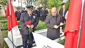 Emniyet Genel Müdürümüz Sayın Mehmet Aktaş Manisa’da Şehitliği Ziyaret Etti