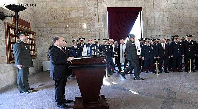 Emniyet Teşkilatı Anıtkabir’e Ziyaret Gerçekleştirdi 