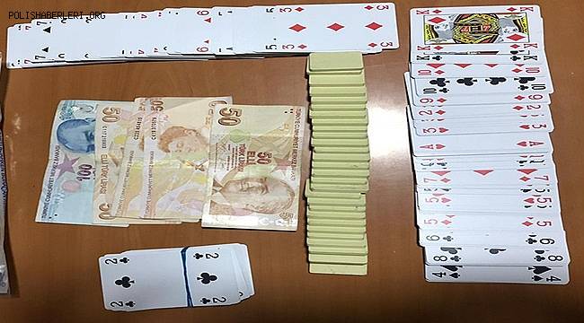 KUMAR OYNAYAN VE OYNATANLARA POLİS BASKINI 