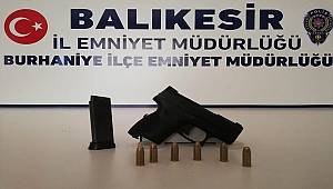 BALIKESİR'DE 8 SİLAH ELE GEÇİRİLDİ. 