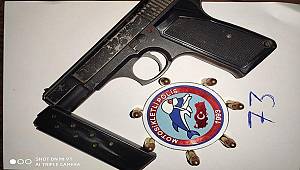 BALIKESİR'DE 8 SİLAH ELE GEÇİRİLDİ. 