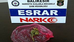 BALIKESİR POLİSİNDEN UYUŞTURUCU OPERASYONU