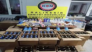 Gönen'de Sahte İçki Ele Geçirildi