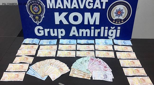 Manavgat İlçesinde Parada Sahtecilik Suçundan 2 Şüpheli Yakalandı  