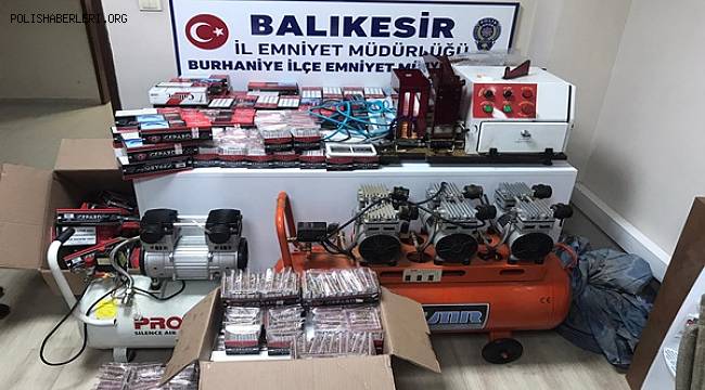 POLİSTEN KAÇAK TÜTÜN OPERASYONU 