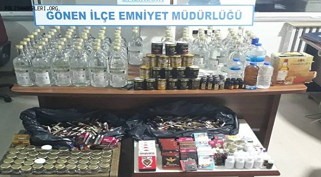 YILBAŞI ÖNCESİ KAÇAK İÇKİ OPERASYONU 