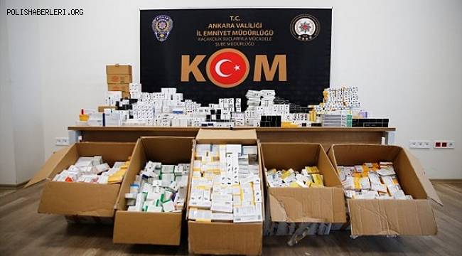 Ankara'da Terör Örgütlerine Gönderilecek 72 Bin İlaç Ele Geçirildi 