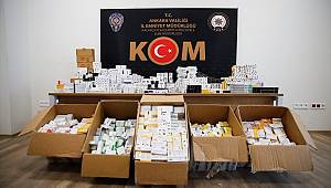 Ankara'da Terör Örgütlerine Gönderilecek 72 Bin İlaç Ele Geçirildi 