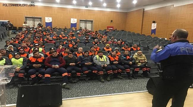 Antalya Polisi Temizlik İşçilerine Güvenlik Tedbirleri Bilgilendirme Semineri Düzenledi 