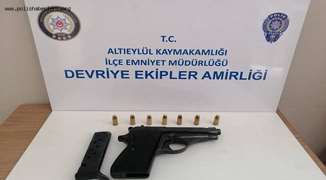 BALIKESİR'DE 5 SİLAH ELE GEÇİRİLDİ 