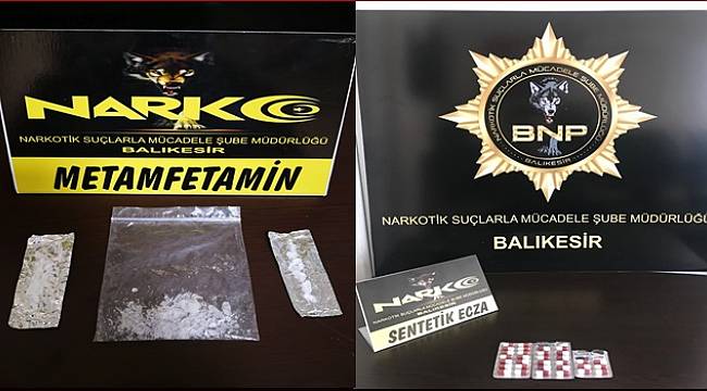 BALIKESİR POLİSİNDEN UYUŞTURUCU OPERASYONU