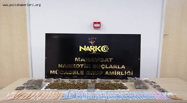 Manavgat İlçesinde Uyuşturucu Madde Suçundan 2 Şüpheli Yakalandı