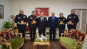 Menteşe 'de Başarılı Polisler Ödüllendirildi
