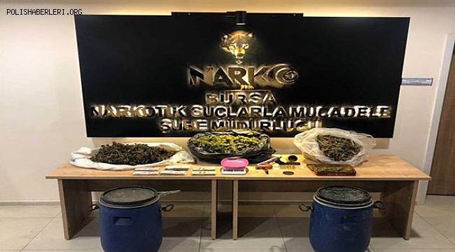 Bursa,operasyonlarda 2 şahıs yakalandı 