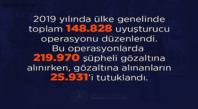 Uyuşturucuya 2019 Yılında Ağır Darbe Vuruldu 