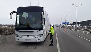 Yolcu Taşıyan Otobüslerin Denetimi Gerçekleştirildi